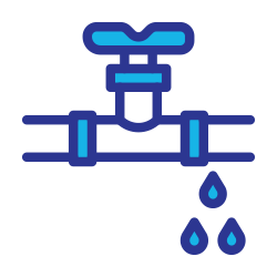 icon of a leaky faucet